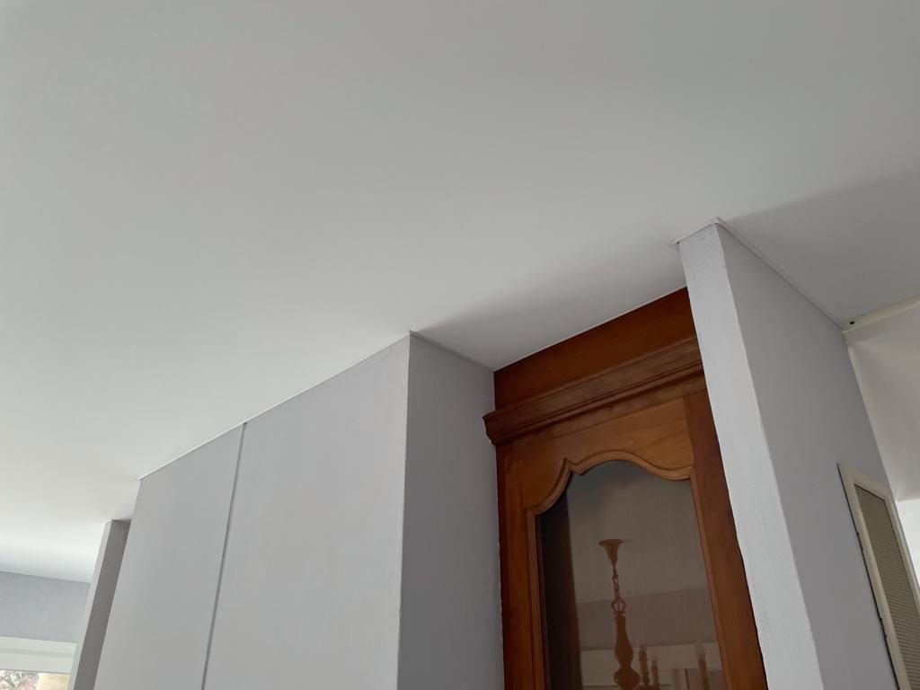 Plafond tendu — préparation chantier